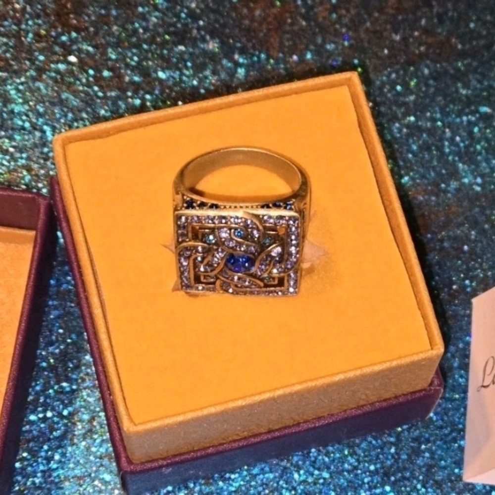 Statement RING Serindipity In Blue Women's Ring Size 10.5 Original Box Included - Picture 6 of 12